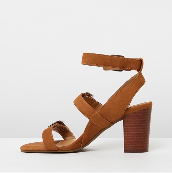 Vionic Carmel Heeled Sandals In Saddle Size 9 - Picture 4 of 10